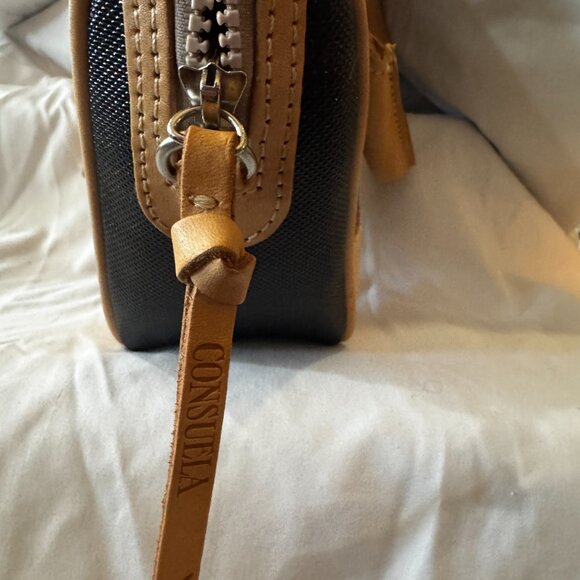 Consuela Diamond Luncheon Satchel Crossbody Leather Purse